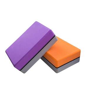 Bloques de Yoga de EVA de Alta Densidad de Dos Colores, Duraderos y Resistentes al Estrés, 200g, para Pilates, Ejercicio, Entrenamiento Físico, Uso Doméstico - Product Image 4