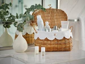 Bandeja para servir ropa de ratán, cestas de mimbre redondas artesanales - Product Image 2