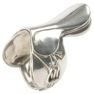 Anillo para Servilletas con Diseño de Silla de Montar Antigua, Estilo Ecuestre - Product Image 3