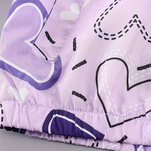 แจ็กเก็ตมีฮู้ดลำลองน้ำหนักเบาลายน่ารักสำหรับเด็กผู้หญิงมีกระเป๋าเหมาะสำหรับกลางแจ้งในฤดูใบไม้ผลิฤดูใบไม้ร่วง - Product Image 6