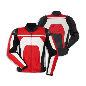 Chaqueta de moto de cuero para hombre, OEM, hecha a medida, de alta calidad, todas las tallas, chaqueta de moto de moda de motorista de alta calidad - Product Image 3