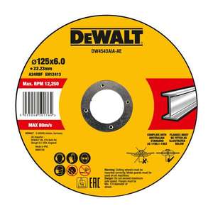 Disco de desbarbado de metal de alto rendimiento Dewalt, diseño deprimido para equipos de molienda eficientes - Product Image 1