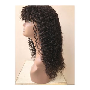 Meilleur fournisseur d'extensions de cheveux humains frisés de qualité exceptionnelle perruques avec frange à prix exclusif pour les acheteurs en gros authentiques - Product Image 1