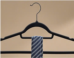 Premium Durable Velvet Fabric Clothes Hangers Anti Slip Space Saving Black Swivel Hook Wardrobe Bedroom Coats Shirts Pants Dress - Product Image 2