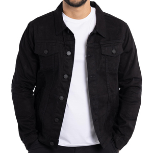 Wholesale High Quality <b>Men</b> Cotton Jeans Hole <b>Jacket</b> Custom <b>Denim</b> <b>Jacket</b> <b>Men</b> New Custom logo Design <b>for</b> Wholesale - Product Image 1