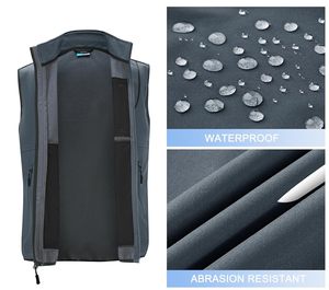 High Street Style sin mangas Softshell prendas de vestir exteriores Fleece Golf chaleco chaqueta para exteriores invierno carta patrón - Product Image 4