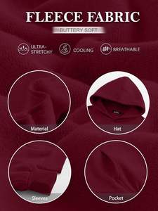 เสื้อฮู้ดทรงหลวมโอเวอร์ไซส์ของผู้หญิงมีฮู้ดเปิดไหล่สำหรับฤดูหนาวโลโก้ออกแบบได้ตามต้องการ - Product Image 4