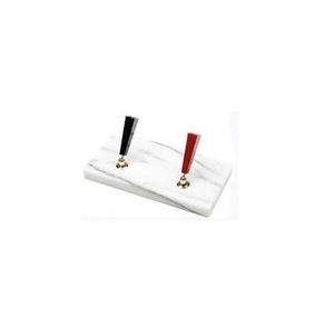 Wholesale Marble Pen Holder Stand High Quality Green Stone Marble Pen Holder 2 Stand Manufacture Factory Price - Product Image 6