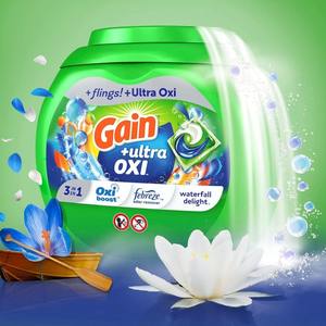 Gain Original 64 cargas de detergente líquido para ropa, 100 FlOz/calidad superior proveedor mayorista de detergente líquido de lavado Gain - Product Image 3