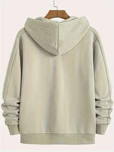 Sudadera con Capucha de Algodón 100% Premium, Diseño 2026, Estilo Invernal con Forro Polar Cálido, Servicio de Personalización de Marca, Diseño Liso - Product Image 2