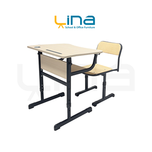 Bureau de dessin robuste à structure métallique avec inclinaison réglable - Product Image 2