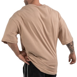 เสื้อยืดคอกลมผ้าฝ้ายสำหรับผู้ชายเสื้อยืดผ้าฝ้าย100% สำหรับผู้ชายทรงหลวมพิมพ์ลายแบบกำหนดเองได้มากกว่า100% - Product Image 4