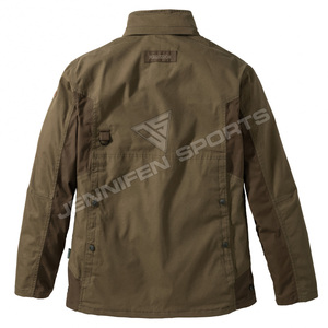 Men's Winter Casual Hunting Jacket Outdoor Breathable Quick Dry Custom <b>Dye</b> Back Neck Logo Position High Quality 100% Cotton - Product Image 3