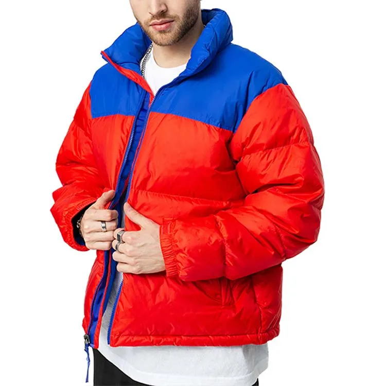 Oem Custom Logo Men Padded Down Coats Bubble Puffer Jacket Keep Warm Winter Jacket Man Down Jacket