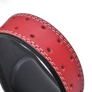 Cinturón de Gimnasio de Cuero Vacuno Genuino de Alta Calidad, Venta Caliente, Logotipo Personalizado, Cinturones Resistentes para Levantamiento de Pesas - Product Image 3