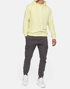 Sweat-shirts à capuche pour hommes en molleton 100% coton de qualité supérieure, surdimensionnés, décontractés pour l'hiver, brodés, délavés à l'acide, streetwear - Product Image 5
