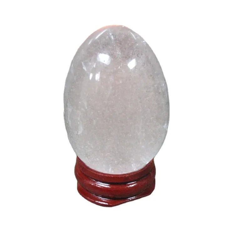 Assured Quality Agate Type Handmade 100% Natural Healing Reiki Clear Quartz Crystal Eggs Available in Bulk Quantity