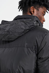 Wholesale <b>Men's</b> Winter Outdoor <b>Jackets</b> with Custom Logo Collar Breathable Hooded <b>Pullover</b> Quilted Puffer <b>Jackets</b> - Product Image 4