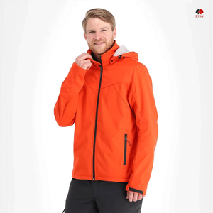 Veste softshell personnalisée pour homme, fermeture éclair écologique, tissu respirant avec logo personnalisé, vestes tendance - Product Image 1