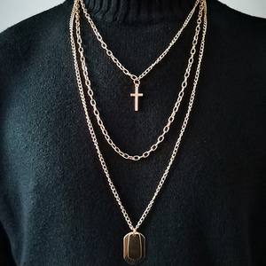 Conjunto de Collar de Aleación Chapado en Oro Estilo Bohemio para Mujer - Joyería para Fiestas y Regalos - Product Image 1