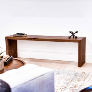 ม้านั่งไม้ตกแต่งสำหรับห้องนอนม้านั่งปลายเตียงไม้เฟอร์นิเจอร์บ้านรีสอร์ท - Product Image 3