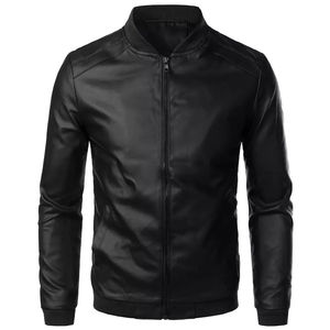 Chaquetas de Cuero de Oveja Genuino para Hombre al por Mayor, Chaquetas Bomber de Invierno, Más Vendidas, Transpirables, Resistentes al Viento, con Cremallera, Estilo Universitario, Alta Calidad - Product Image 1