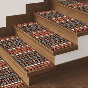 Tapis imprimé à motifs géométriques, tapis d'escalier bohème au design kilim moderne, gobelin - Product Image 3