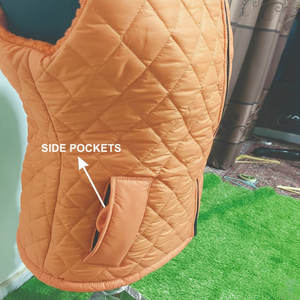 Gilet matelassé coupe-vent personnalisé pour homme, col montant de haute qualité, gilet matelassé d'hiver sans manches pour homme - Product Image 2