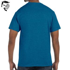 2025 tendance unisexe été T-Shirts respirant coton doux personnalisé saphir couleur OEM Streetwear haut conception vierge - Product Image 6