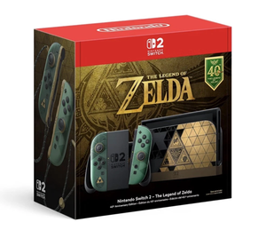 เครื่องเล่นเกม Nintendo Switch 2 รุ่นใหม่แกะกล่อง ฉบับฉลองครบรอบ 40 ปี The Legend of Zelda - Product Image 1