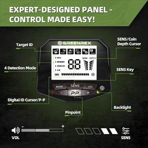 Détecteur de métaux professionnel haut de gamme pour adultes, étanche, haute précision, détection de l'or et de l'argent, utilisation sous-marine, sur la plage, avec convoyeur - Product Image 3