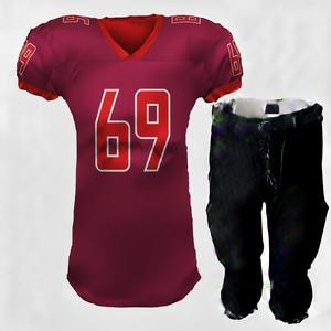 Custom Logo American <b>Football</b> Uniform Comfortable Breathable Sports Wear Sets in Plus Sizes Low MOQ - Product Image 4