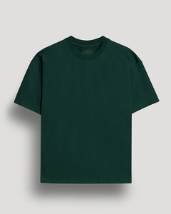 T-shirt décontracté coupe ample pour homme 100% coton 280gsm | Conception de logo avant | T-shirt tricoté respirant pour l'été - Product Image 4