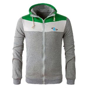 Sweat à capuche zippé pour hommes, poids lourd, délavé à l'acide, personnalisé de haute qualité, sweat à capuche zippé décontracté unisexe - Product Image 3