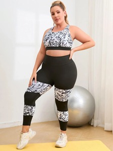 2025 High Waisted <b>Leggings</b> Bra Sets Women's Gym Fitness Yoga Workout Sets 2 Piece Sports Bra Yoga <b>Leggings</b> - Product Image 6