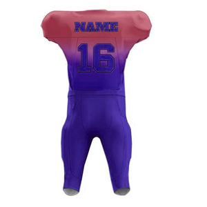 Nom de l'équipe Numéro Logo Sports Training Wear Uniforme de football américain élégant Tops de football américain Maillot de football américain - Product Image 3