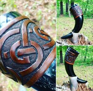 Cuerno Vikingo para Beber de Alta Calidad, a Prueba de Fugas, Ecológico, Precio Directo de Fábrica, 100% Natural, Tallado a Mano, Personalizable - Product Image 2