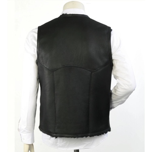 Chaleco de lona de estilo informal a la moda para hombre, ropa de invierno transpirable de buena calidad, nuevo diseño a precio razonable, Cuero 100% - Product Image 2