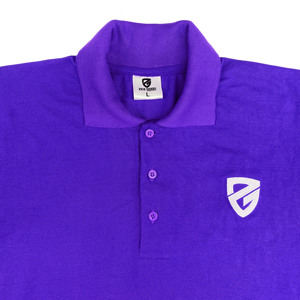 Manches courtes pour hommes de haute qualité pour polos T-shirt complet respirant en tissu tricoté décontracté de couleur unie - Product Image 3