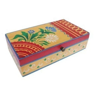 Caja de almacenamiento de madera uxury cacia con tapa, diseño impreso, precio al por mayor - Product Image 6