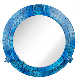 Grand miroir mural rond à monter pour salon, salle de bain, chambre à coucher - Product Image 1