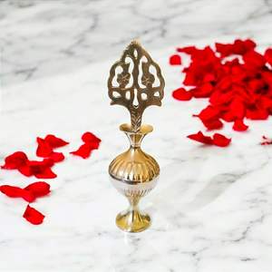 Porte-Surma en Laiton de Luxe, Cadeau Islamique pour Poudre de Kohl Arabe, Décoration Cosmétique, Porte-Surma - Product Image 1