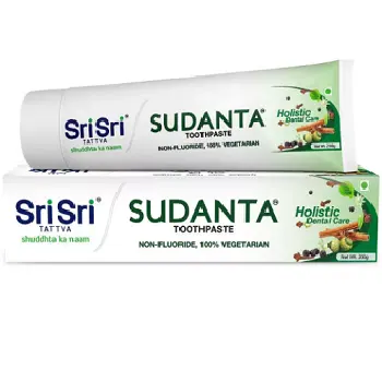 Ayurvedic Herbal Sudanta Toothpaste 200 g All Natural Fluoride Free Tooth Paste with Cloves, Cinnamon oral Care Kids & Adults