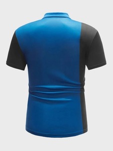 Polo de sport à manches courtes 100% coton de haute qualité pour hommes, fabriqué en usine, grande taille - Product Image 2