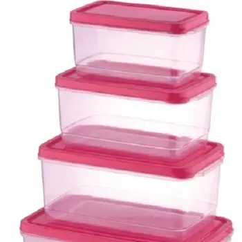 Plastic Multi Storage Container 5pcs Set feito da Índia alta qualidade com custo barato