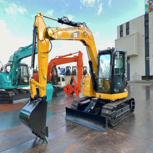 รถขุดตีนตะขาบ Cat 308ECR สีเหลือง ขนาด 0.25 ลบ.ม. พร้อมแขนเครน - Product Image 1