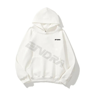 Sudaderas con capucha doble para hombre de talla grande de maternidad de Color sólido, ajuste holgado, 100% algodón, logotipo personalizado, Sudadera con capucha de fábrica en blanco - Product Image 2