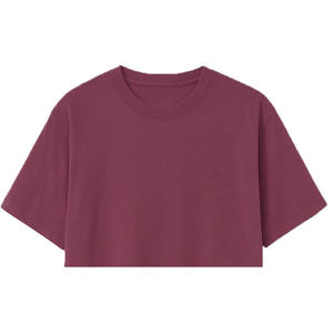 Camiseta Casual de Manga Corta para Hombre, Talla Grande, Ecológica, Transpirable, 100% Algodón Orgánico, Diseño Liso, Tejido de Estambre - Product Image 4