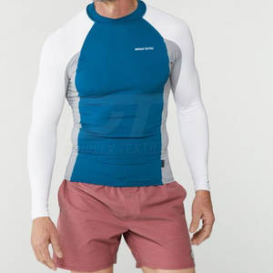 Colores sólidos de alta calidad Diseño personalizado Rash Guard Venta al por mayor Rash Guards para hombres en venta al por mayor - Product Image 2