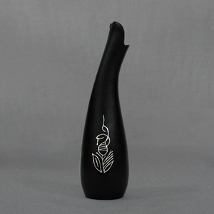 Pièce maîtresse en métal écologique fait à la main ensemble de 4 vases à fleurs en incrustation d'argent pour Noël et Diwali Home Decor - Product Image 3